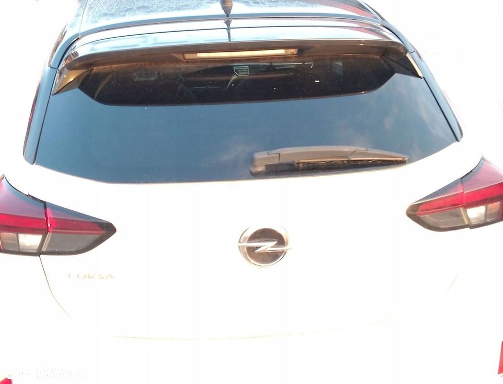 OPEL CORSA F 5D 2019- KLAPA BAGAŻNIKA TYŁ TYLNA LOTKA SPOILER KVC - 3
