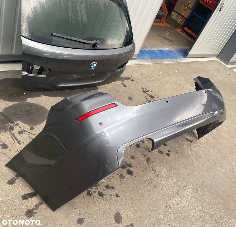 BMW 5 V  F11 F 11 kompletna KLAPA TYLNA z szybą tył pokrywa BAGAŻNIKA TYLNIA + zderzak tylny tylni tył B39 szyba tylna tylnia klapy w klapę tylną tył - 9