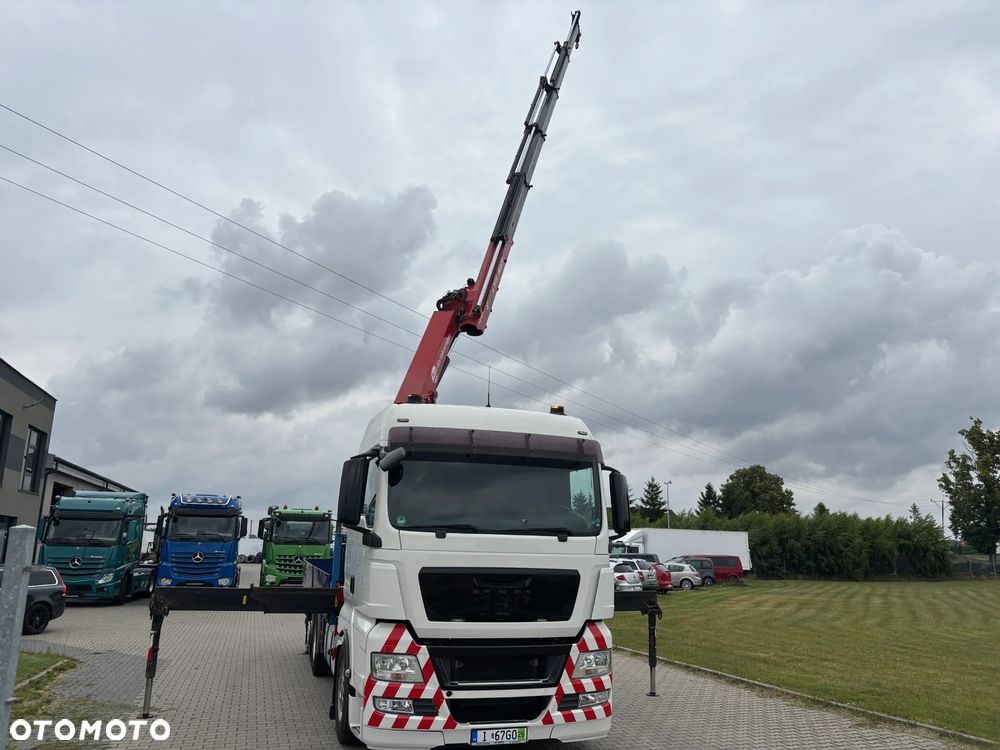 MAN TGX 26.480 6x2/4 z HDS z przodu na wieńcu HMF 3220 K5 , energetyka, konstrukcje dachowe , montażowy dźwig, budowlanka , kontenery (PALFINGER, HIAAB, EFFER, FASSI) cały na poduszkach - 18