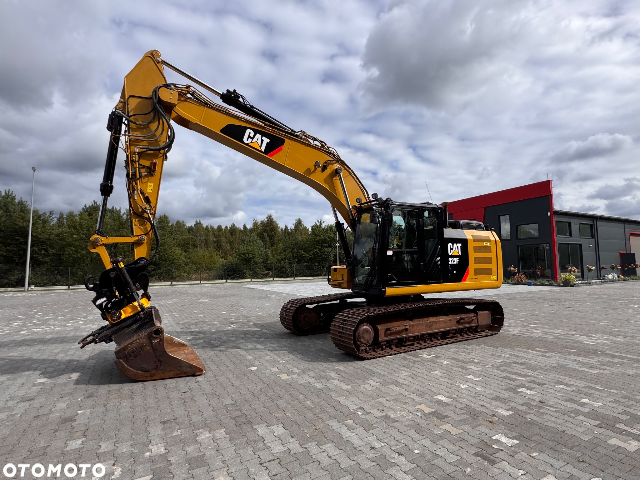 Caterpillar 323FL Cat|2016|6100mtg| rototilt ze szczypcami|system 3D LEICA| - 6