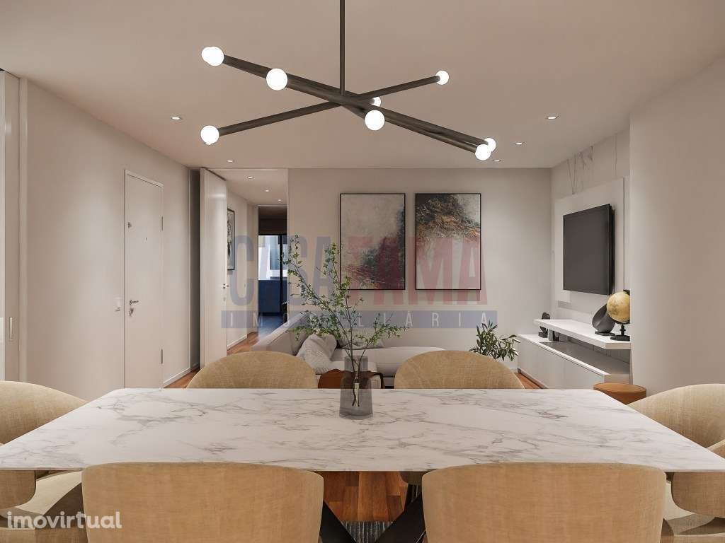 Apartamento novo T4 duplex centro de Póvoa de Varzim - Grande imagem: 2/27