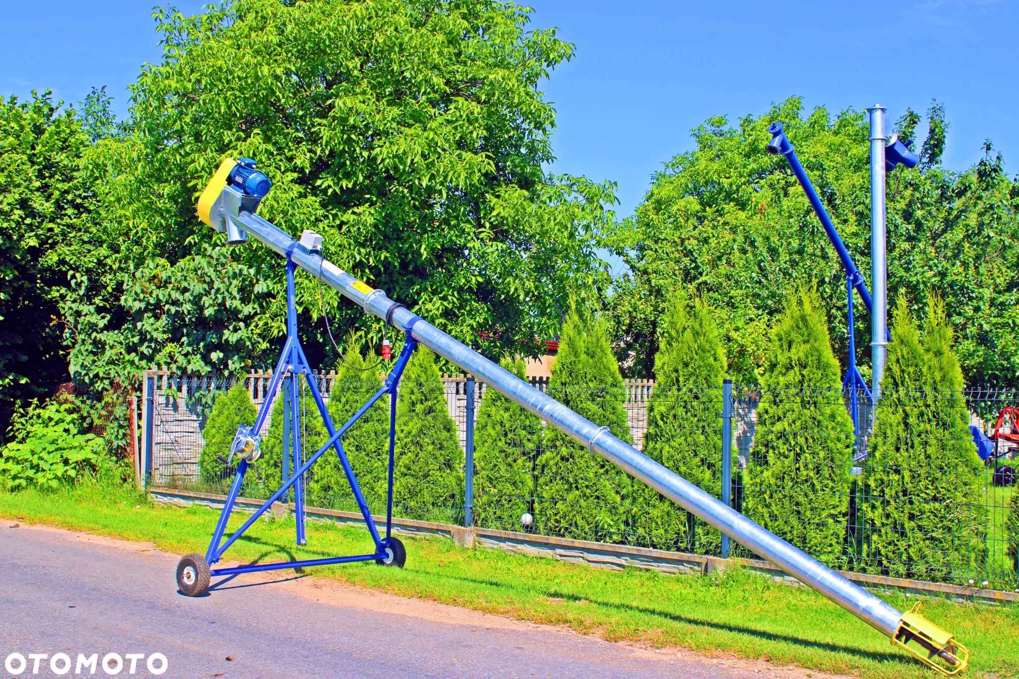 Żmijka do zboża FI 140 6m CZERPNIA + WÓZEK Podajnik ślimakowy 20 ton/h Podajnik do zboża OSUCH - 3