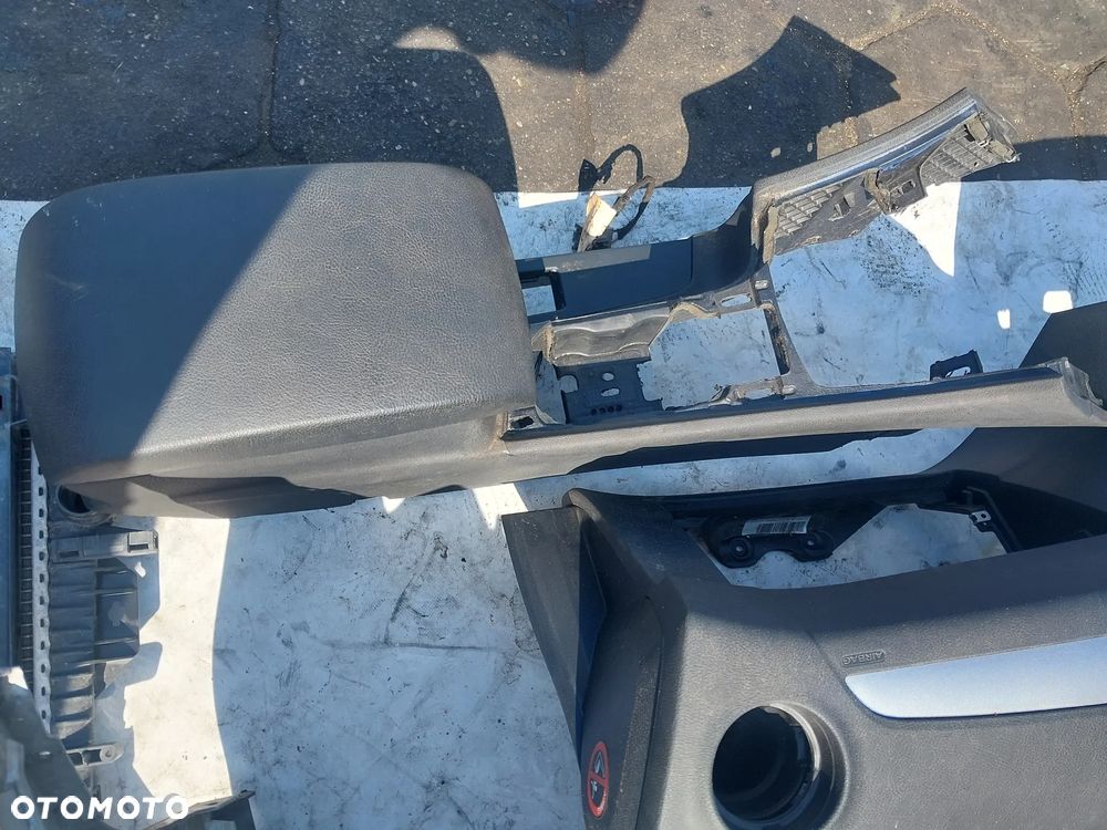 Podłokietnik skóra skórzany Ford Mondeo MK4 tunel środkowy schowek - 2