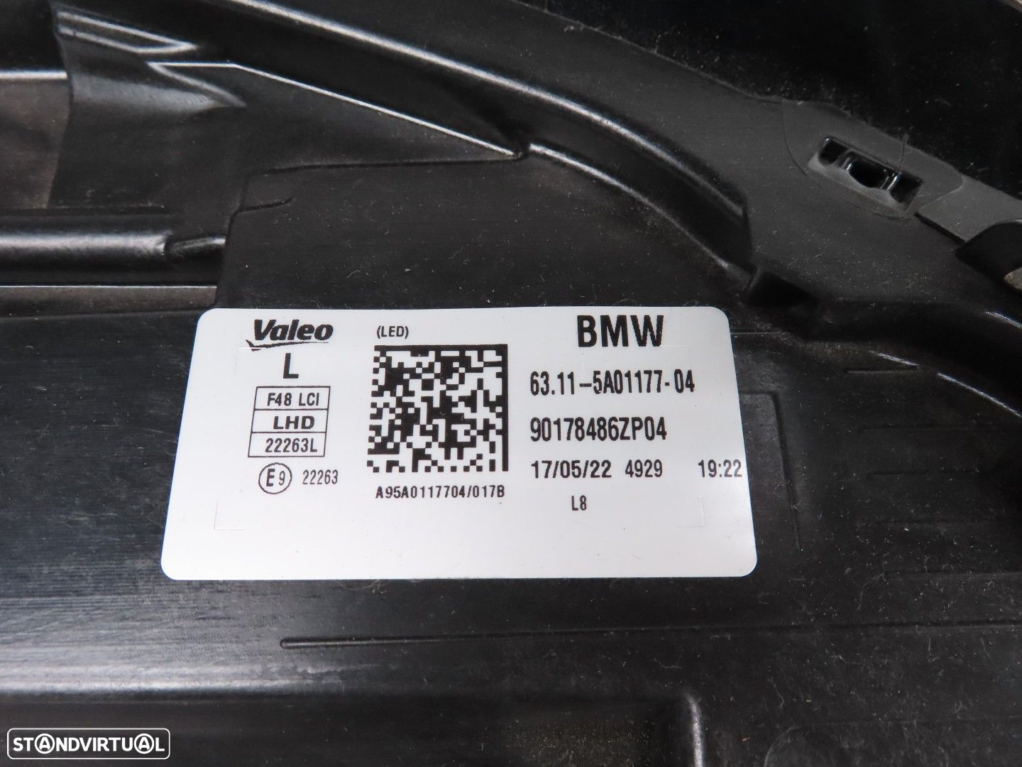 Farol LED Adaptativo Esquerdo Usado / Original BMW X1 (F48) 63115A01177 / 631194... - 8