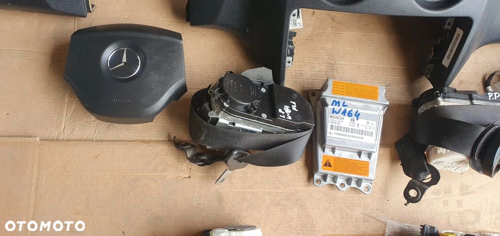 Konsola poduszki pasy AIRBAG zestaw naprawczy Mercedes ML W164 - 7