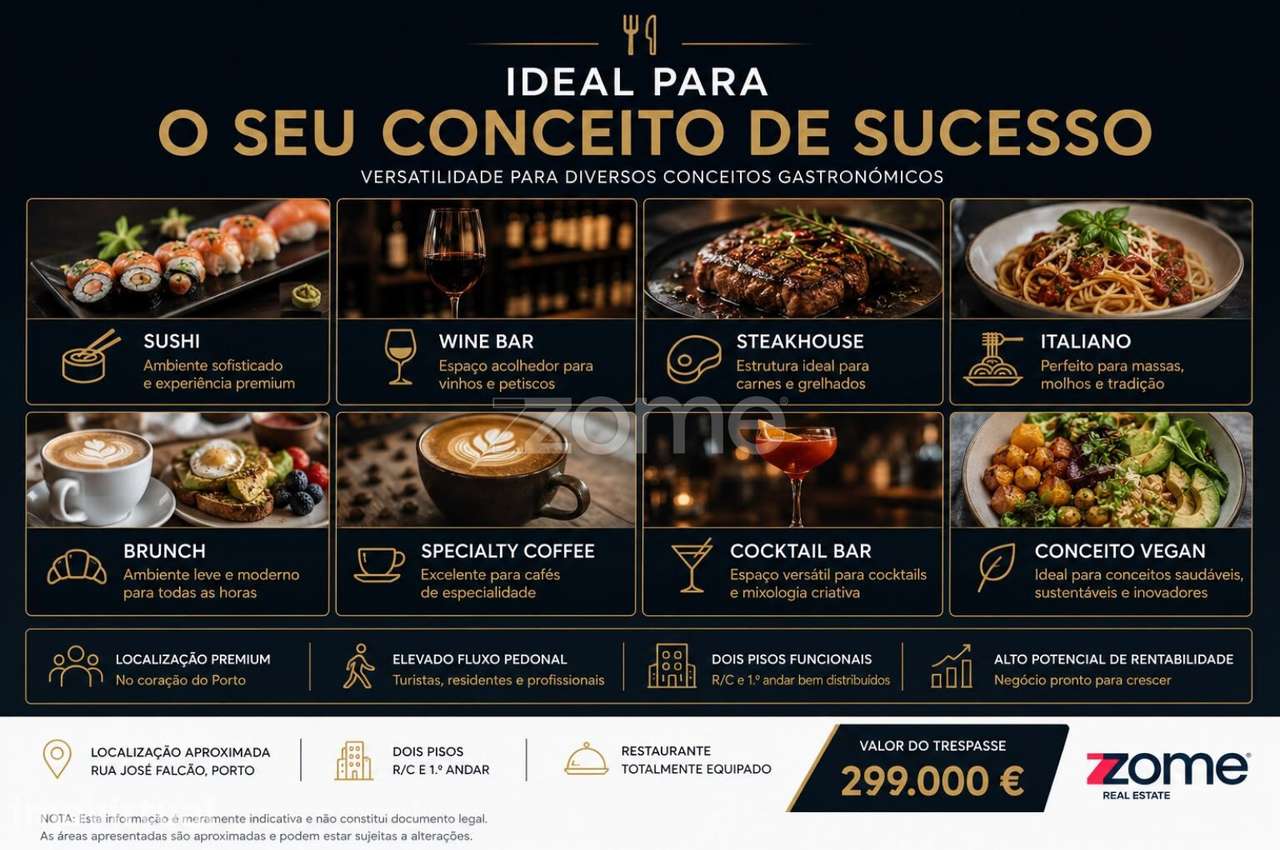 Trespasse de Restaurante de Referência no Centro do Porto - Grande imagem: 2/18