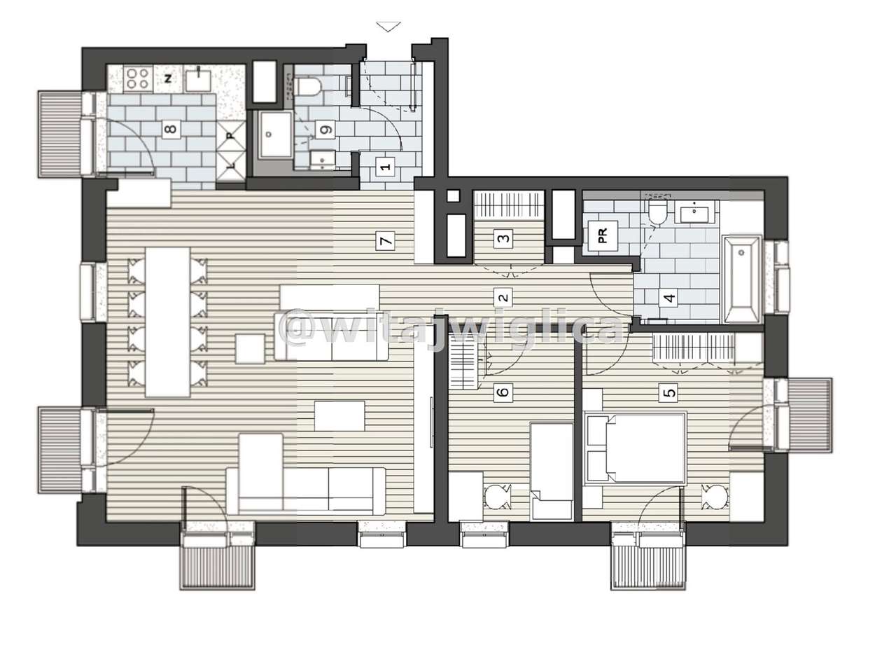 Apartament z widokiem na Odrę, topowa lokalizacja!