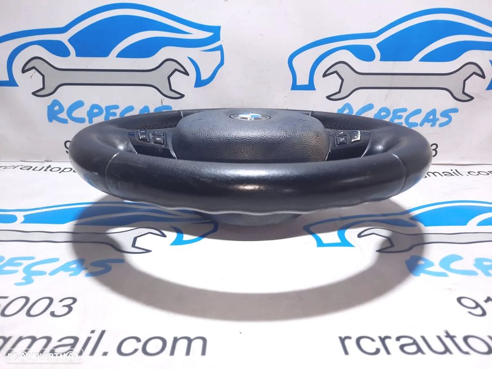 VOLANTE GUIADOR COMPLETO BMW SERIE 3 E91 SERIE 3 E90 E92 E93 X1 E84 PELE AIRBAG COMANDOS MULTIFUNÇÕES CONTROLO - 3