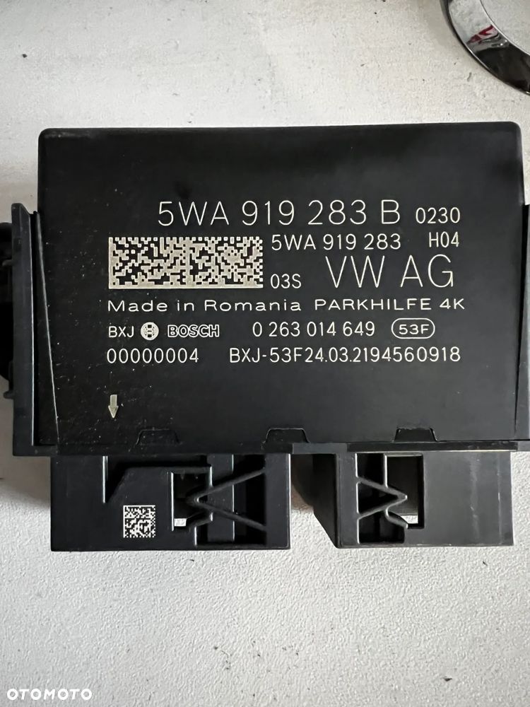 VW AUDI SEAT SKODA MODUŁ STEROWNIK PDC 5WA919283B 23R 40TYS - 2