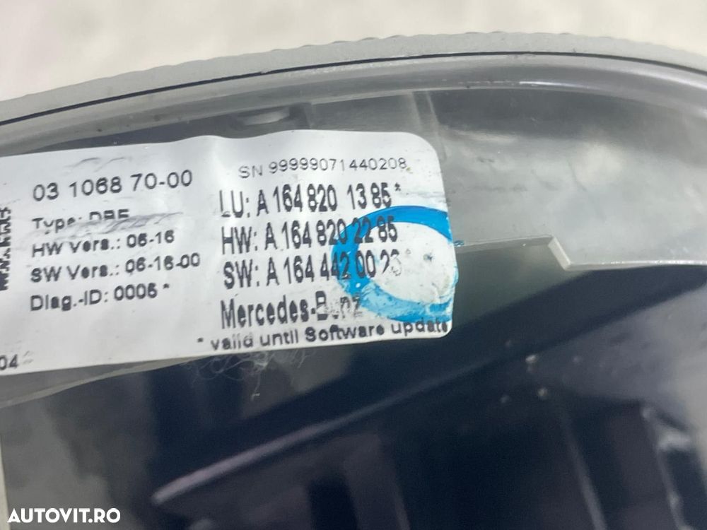 Plafoniera A1648201385 Mercedes-Benz ML W164 [2005 - 2008] 3.0 cdi om - 3