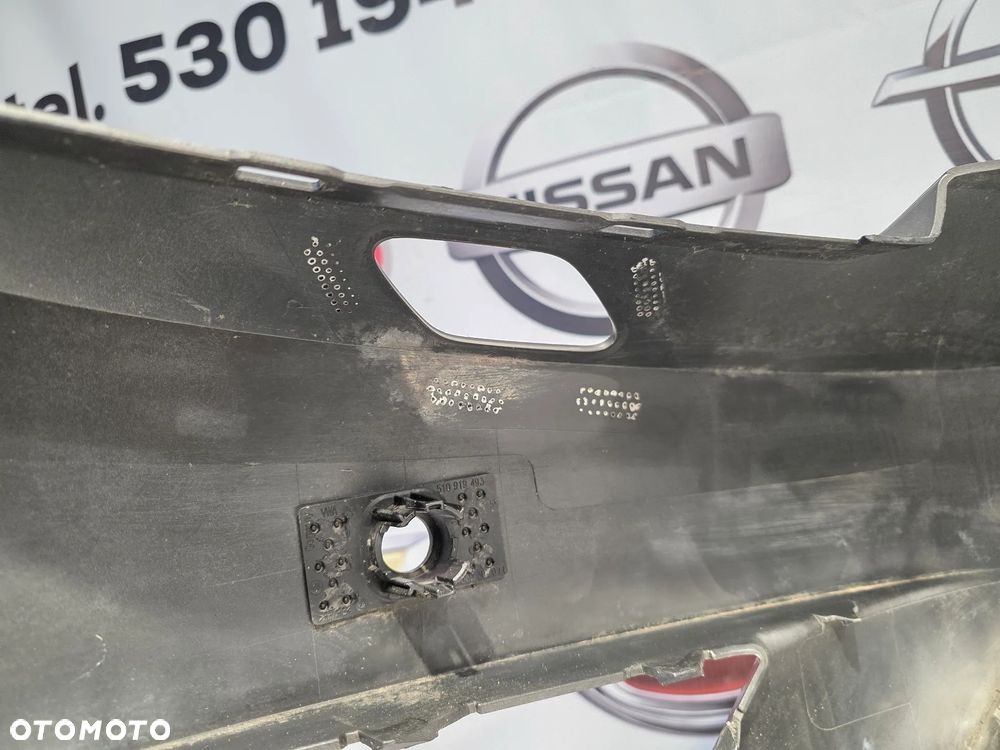 VW SPORTSVAN 13- 510 ŁADNY ZDERZAK PRZEDNI PRZÓD NA SPRYSKI + 4xPDC , KOLOR SZARY / GRAFITOWY METALIK + OSŁONA POD ZDERZAK , NR 510807221F , NR AUKCJI NZ1625 - 30