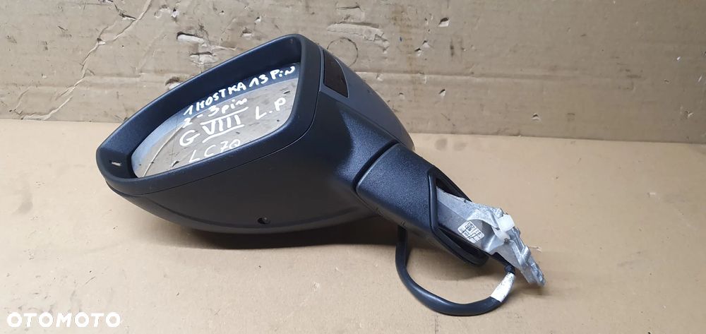 Lusterko lewe 13+3 PIN 16 PIN Europa LC7Q VW Golf VIII 8 - 6