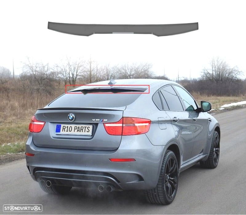 AILERON SPOILER TETO BMW X6 X6M E71 08-14 LOOK M - 1