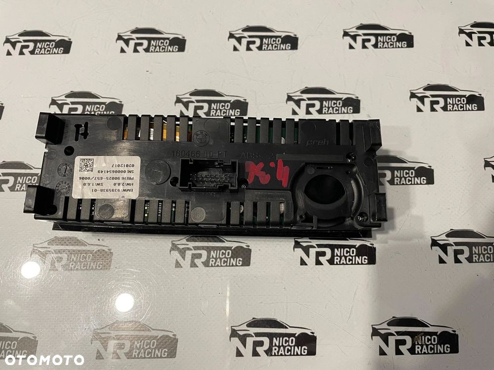 PANEL KLIMATYZACJI NAWIEWU TYŁ TYLNY BMW 5 F10 F11 4 STREFY 9395938 - 5