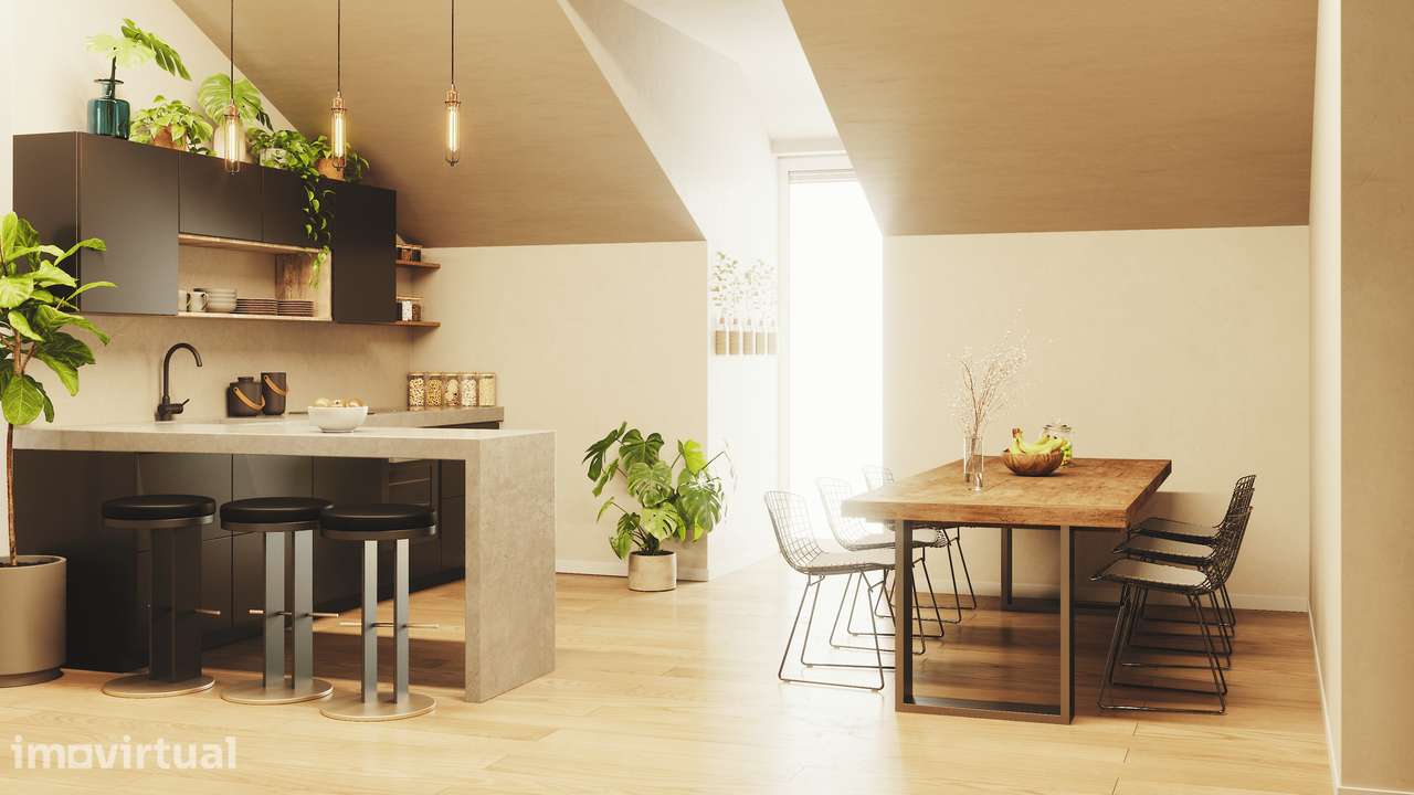 Apartamento T2 Renovado na Calçada Nova - Grande imagem: 2/4