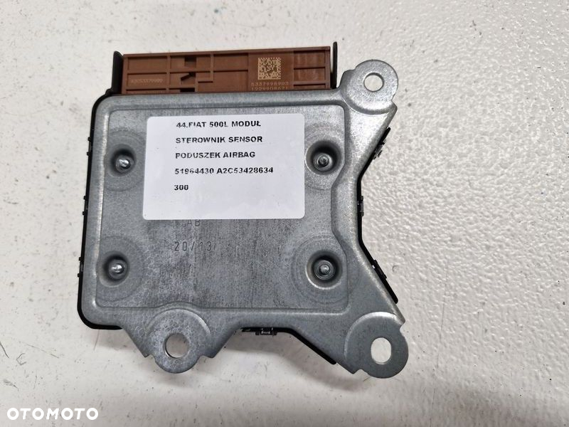FIAT 500L STEROWNIK PODUSZEK POWIETRZNYCH SENSOR AIRBAG 51964430 A2C53428634 - 5