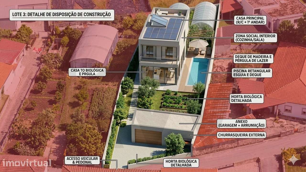 Lote de terreno para construção com 1059 m2 em Grimancelos, Barcelos - Grande imagem: 5/11