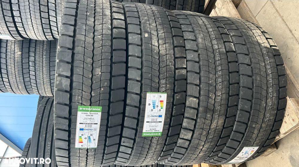 WINDFORCE 315/70R22.5 154/150L TERRA MASTER GDL90 (TRAC AUTO) TL THGDL9003 [B/C//74DB/B] MADE IN THAILAND - 1