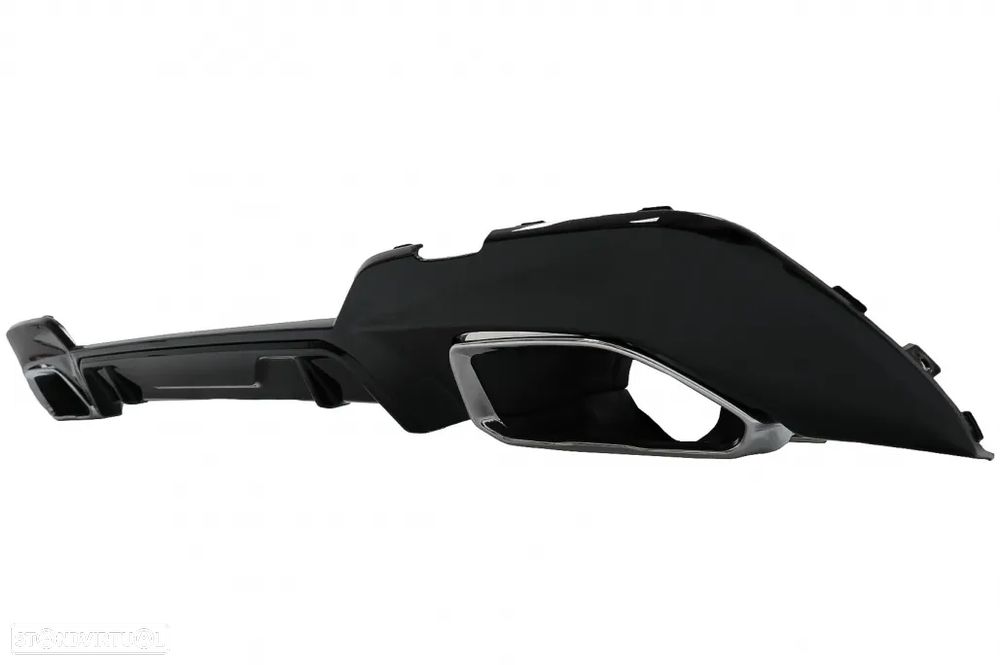 Difusor com Ponteiras Bmw Série 3 G20 G28 G21 (2018 a 2022) Look M340i M - 4