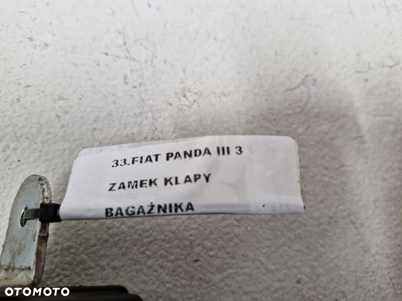 FIAT PANDA II 3 ZAMEK KLAPY BAGAŻNIKA TYŁ TYLNY 51876008 - 5