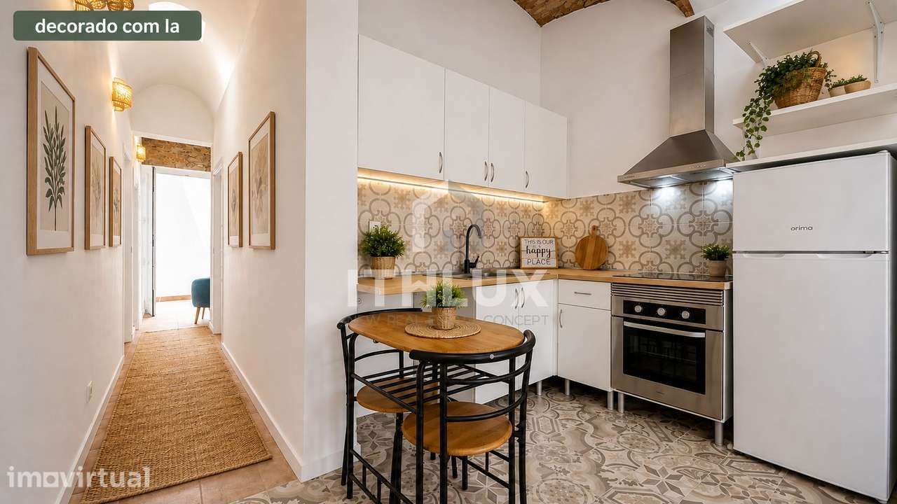Moradia T1 renovada com açoteia na Baixa Histórica de Olhão - Grande imagem: 4/16