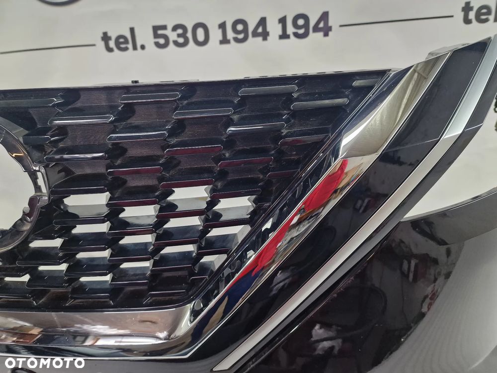 NISSAN QASHQAI 3 III 21- ZDERZAK PRZEDNI PRZÓD + GRILL / ATRAPA POD KAMERĘ , NR 620226UA0H , NR AUKCJI NZ1358 - 21