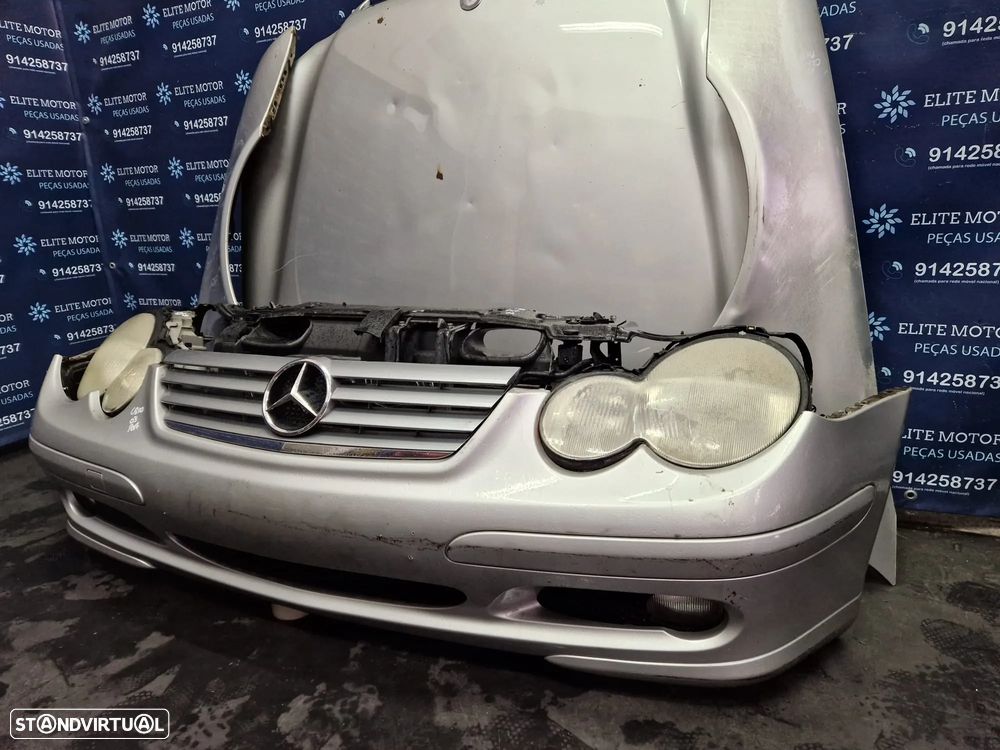 Frente completa usada MERCEDES CLASS C W203 SPORT COUPE 220 CDI capot parachoques oticas guarda lamas radiador - 5