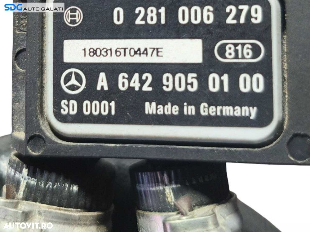Senzor Presiune Gaze Mercedes ML W164 ML280 ML300 ML320 ML350 2005 - 2011 Cod A6429050100 0281006279 [LR4633] - 3