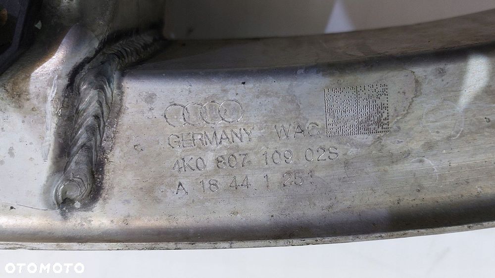 belka wzmocnienie zderzaka przód audi a6 c8 4k0807109 - 9