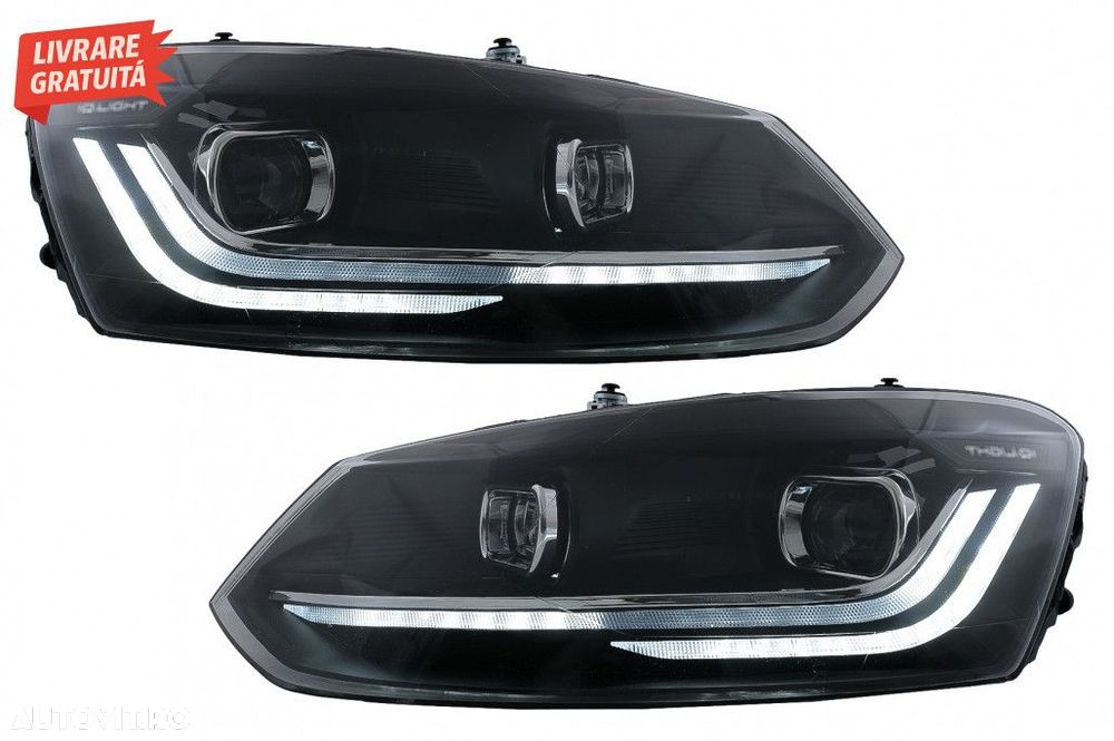 Pachet Exterior cu Faruri si Stopuri VW Polo 6R 6C (2009-2017) R-Line - 7