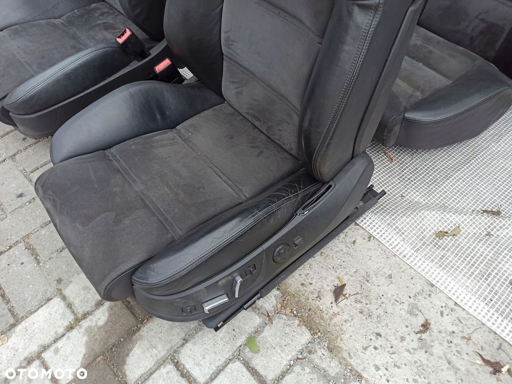 AUDI A8 S8 D3 FOTELE KOMPLET SPORT ALCANTARA ELEKTR GRZANE BOCZKI BO - 16