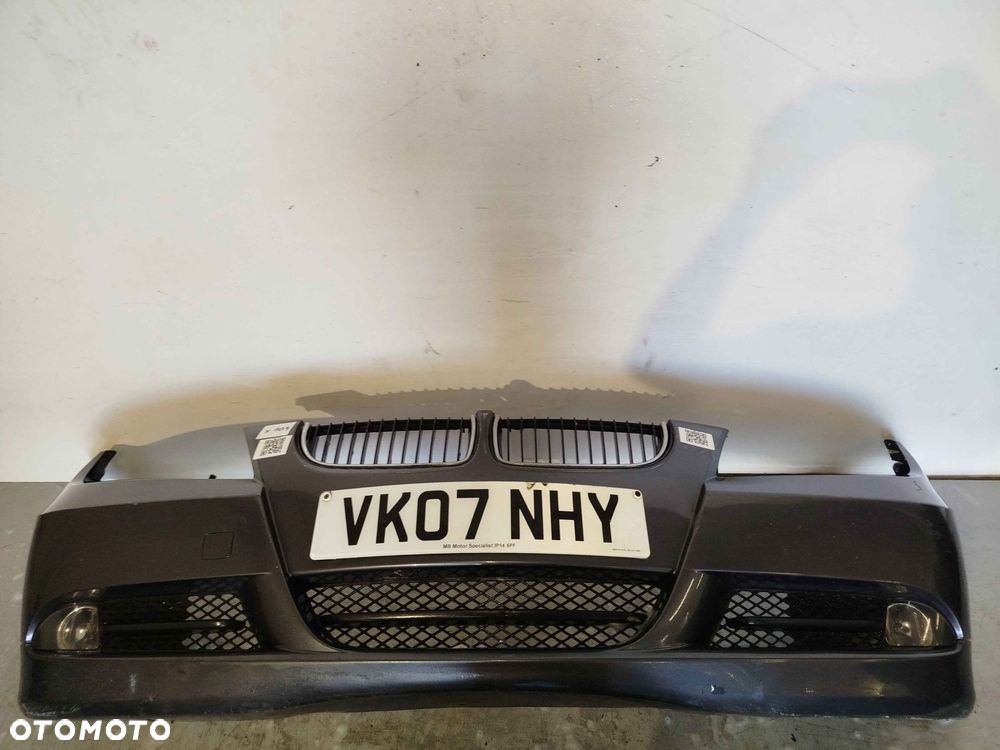 + ZDERZAK PRZÓD PRZEDNI BMW E90 E91 SPARKLING GRAPHITE SZARY GRAFITOWY HALOGENY - 1