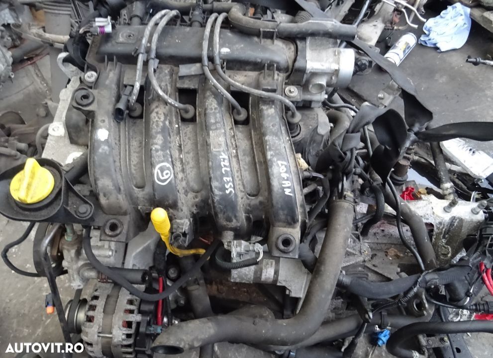 Motor Dacia Logan 1.2 benzina D4FF732 55 KW 75 CP din 2015 fara anexe - 1