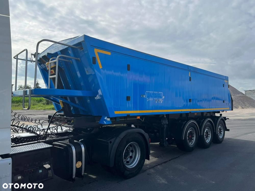 Janmil Naczepa wywrotka aluminiowa 26m3 klapa 5600 kg masa własna - 1