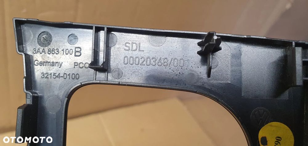 Ramka panelu nawiewu konsoli dekor VW Passat B7 3AA863100B 3AA919234 - 6
