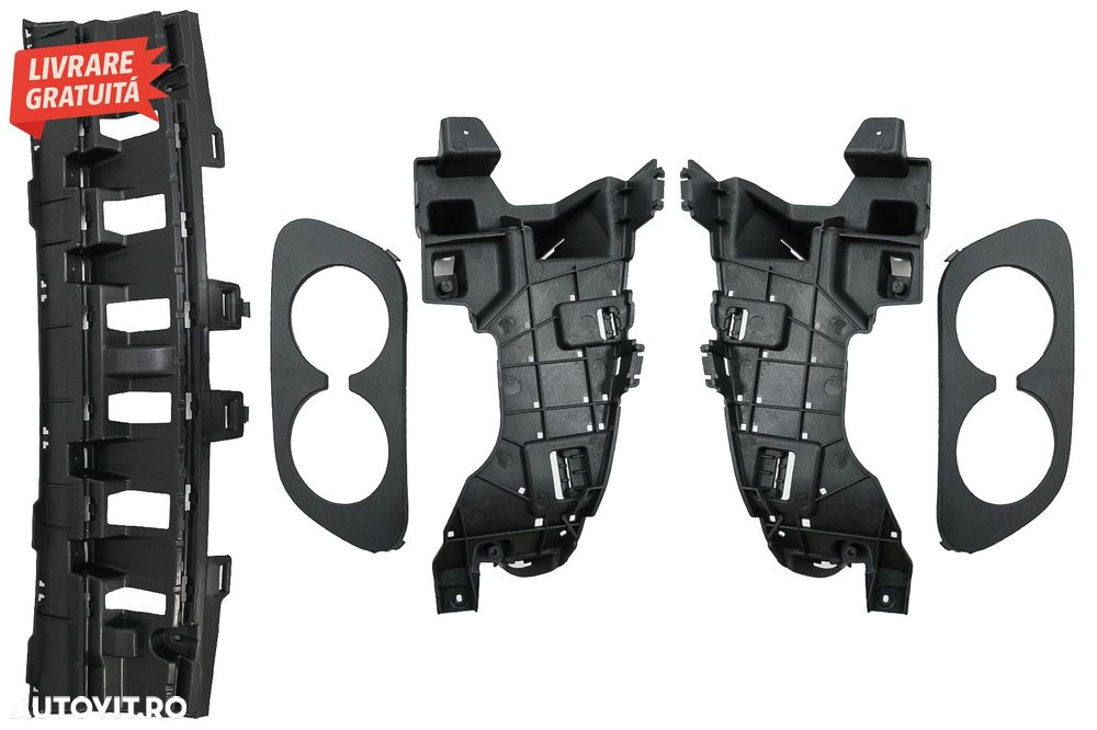 Difuzor Bara Spate Evacuare Dubla si Tobe Ornament Mercedes C-Class C205 A205 Coup- livrare gratuita - 13