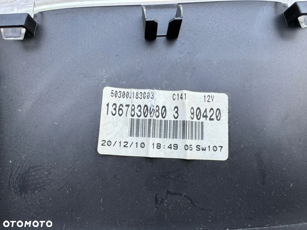 PEUGEOT BIPPER CITROEN NEMO 1.3 HDI LICZNIK ZEGARY 1367830080 - 5