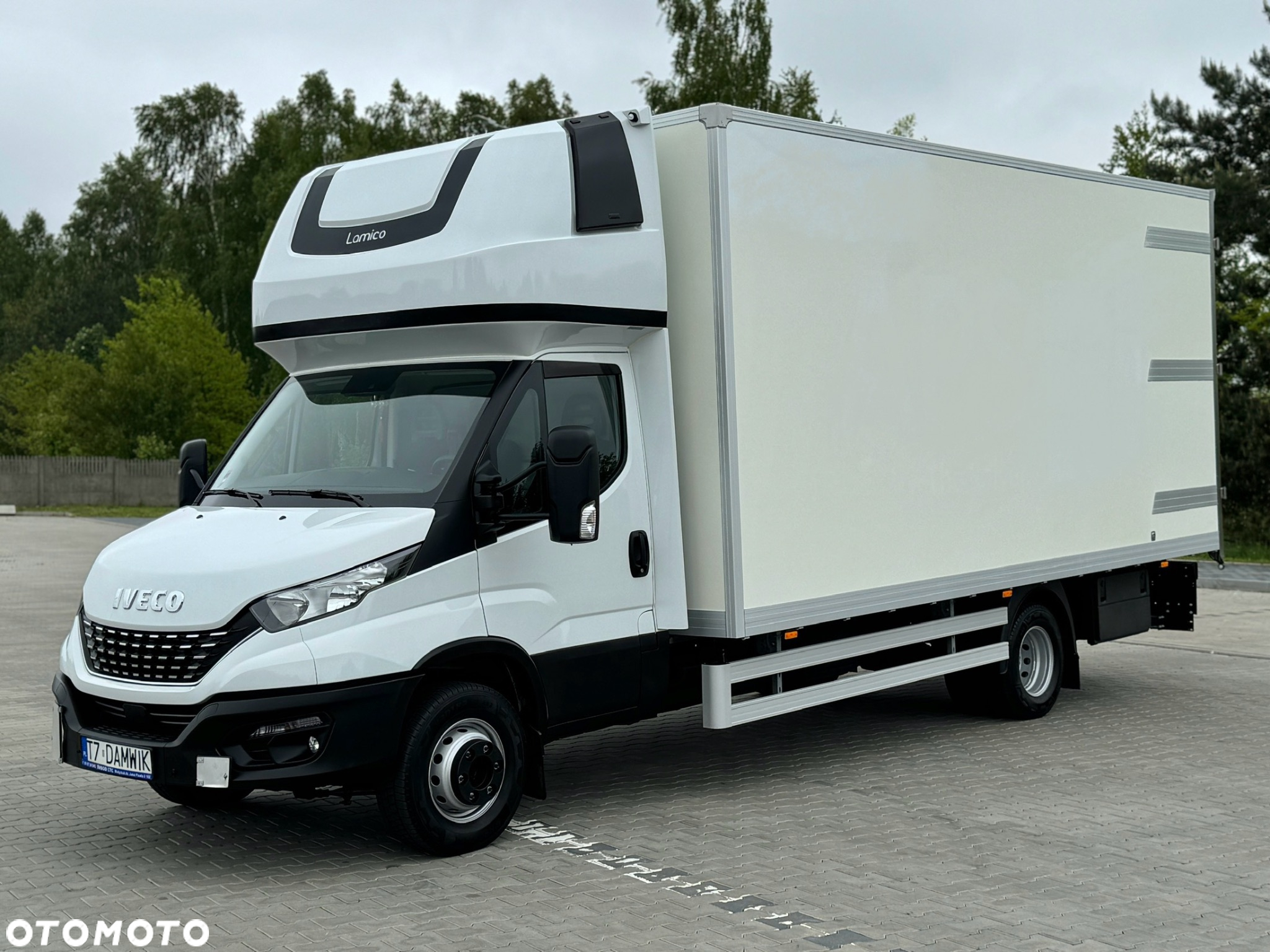 Iveco Daily 2022r‼️72C16‼️Winda Palfinger 1000Kg Udźwigu Izoterma/kontener 5.52m 3.0 Diesel DMC 7200 kg 70C16 Salon Polska Faktura VAT 23% - 2