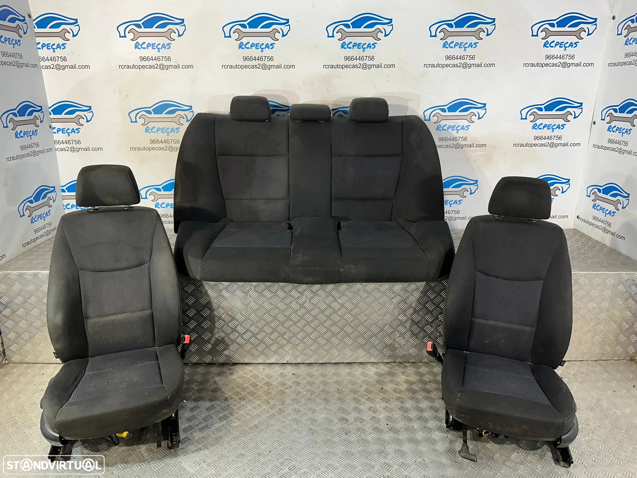 Conjunto Bancos Frente Frontal Tras Traseiros BMW Serie 3 E90 Sedan 2005 - 2011 - 2