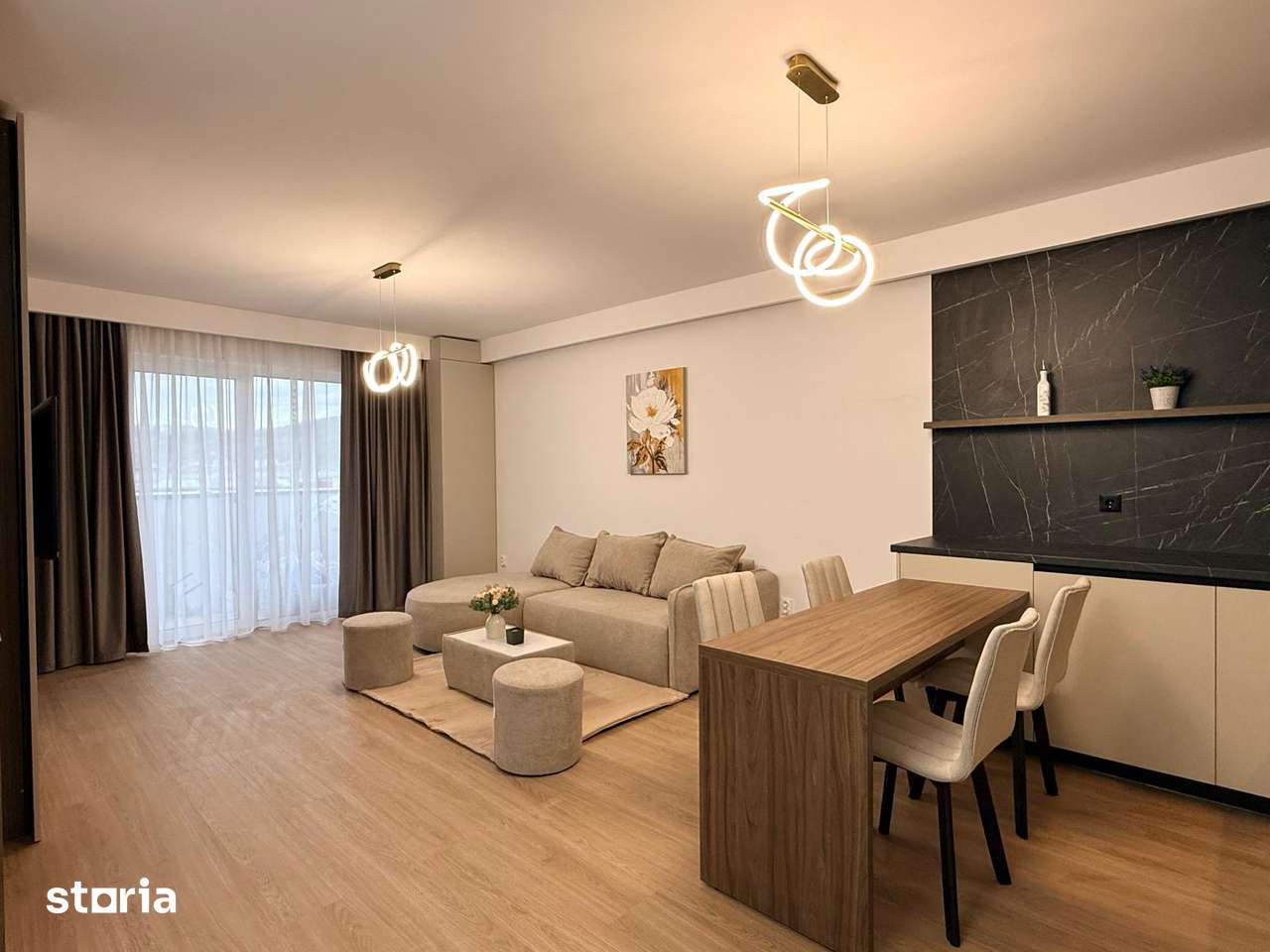 Apartament 2 camere, et.4, lift, sup.45 mp, complet nou Floresti — fotografia 1
