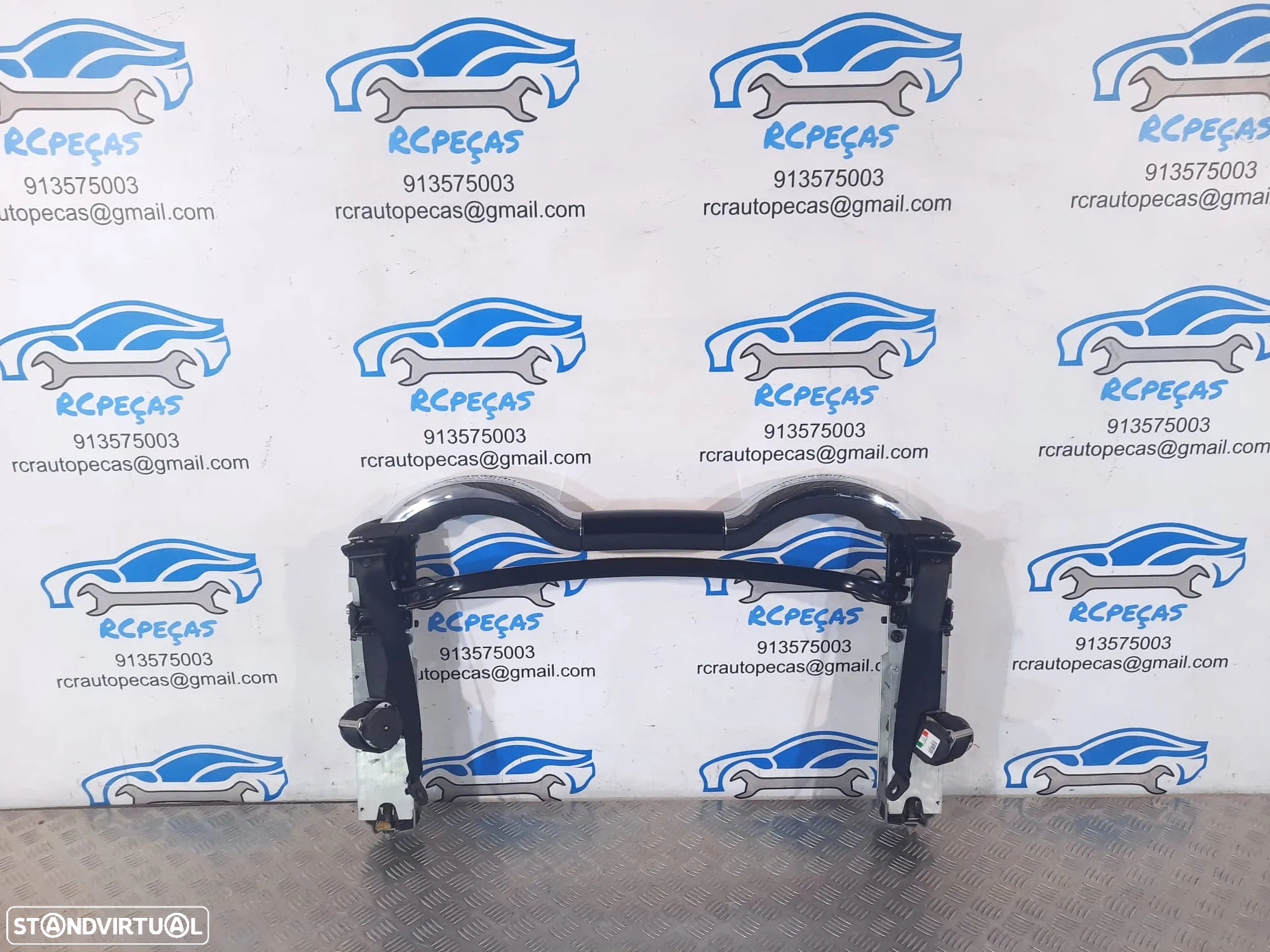 BARRAS ANTICAPOTAMENTO PROTEÇÃO MINI COOPER R57 LCI CABRIO 54607190617 7190617 MINI COOPER R57 ROLL BAR ROLLOVER DEFLETOR VENTO ANTI-CAPOTAMENTO - 14