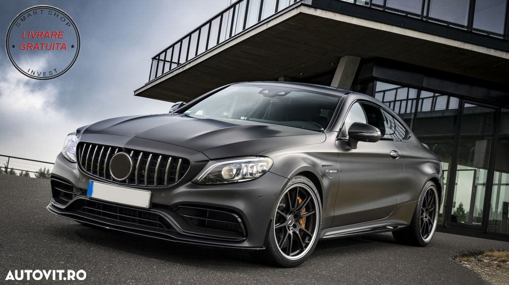 Grila Centrala Mercedes W205 Sedan S205 T-Modell A205 Cabriolet C205 Coupe Facelif- livrare gratuita - 7