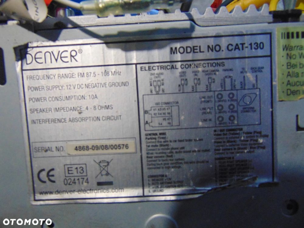 Monitory samochodowe w zagłowki + radio komplet - 4