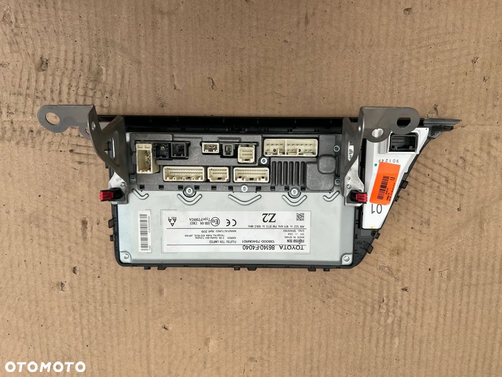 TOYOTA CH-R CHR RADIO JBL KOMPLET WZMACNIACZ - 2