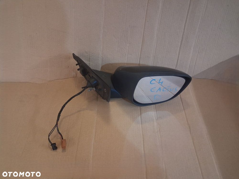 Lusterko CITROEN C4 CACTUS  prawe 5+2 pin   czarne OE - 1