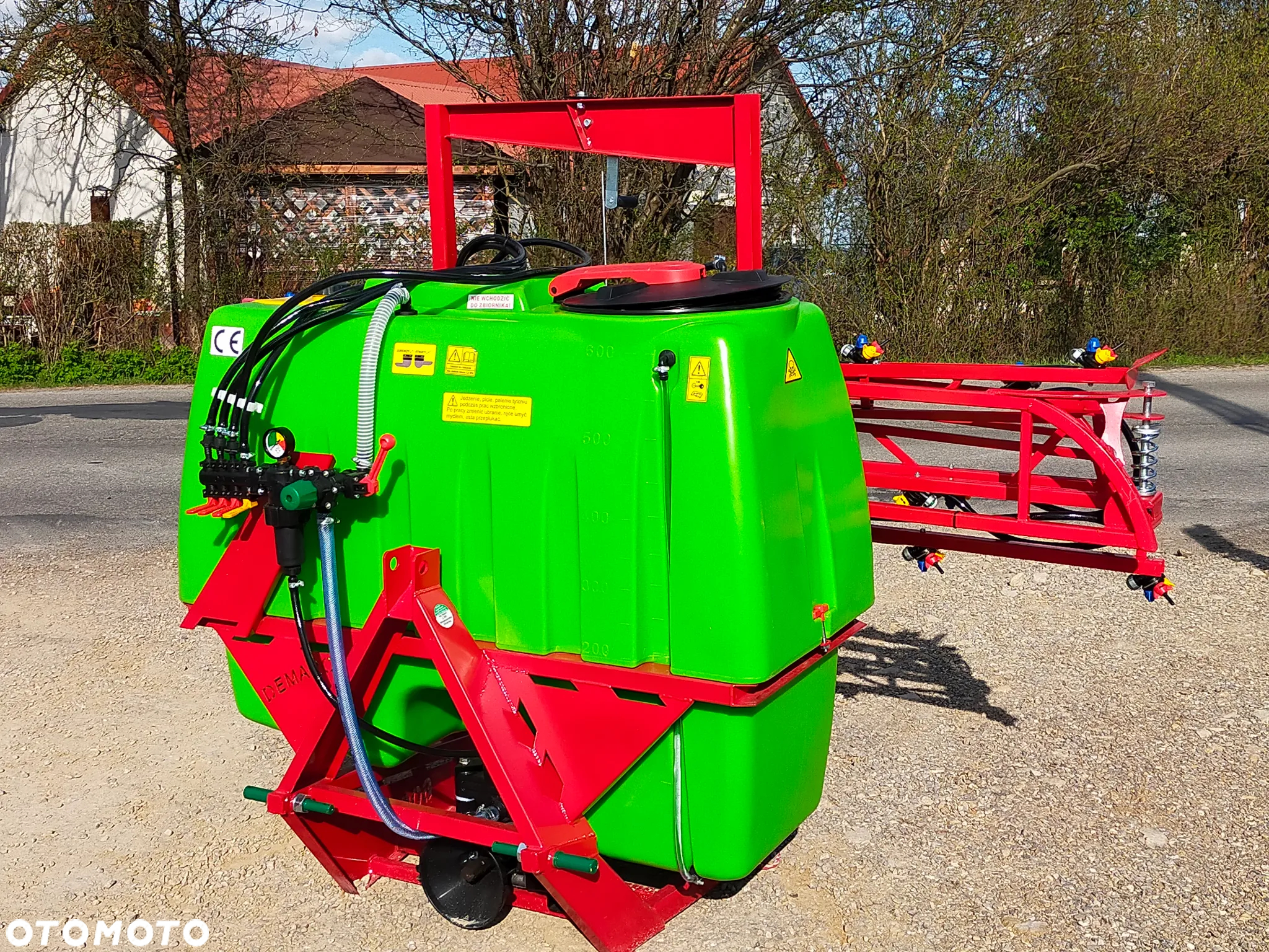 OPRYSKIWACZ POLOWY ZAWIESZANY DEMAROL 200/ 300/ 400/ 600/ 800/ 1000l lanca 8/10/12/15m model CYKLON SOKÓŁ lub SZOGUN - 6