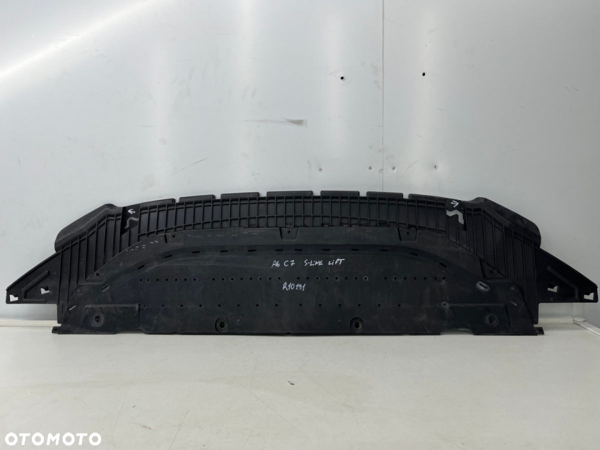 Osłona pod zderzak Audi A6 C7 Lift płyta dolna 14-18r. oryginalna 4g0890432f 4g0807611e - 1
