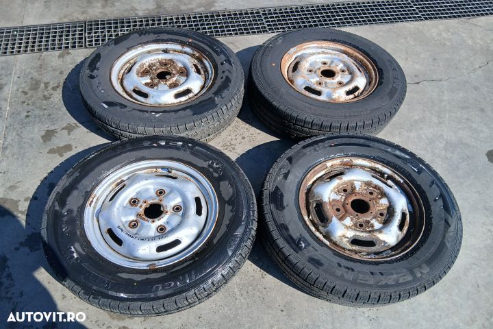 Jante tabla cu anvelope 16 - set 61/2JX16X56 215/75 R16 C  61/2JX16X5 - 2