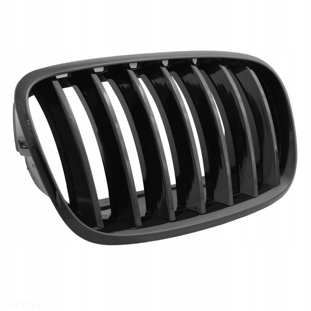 Atrapa Grill Nerki Kratki Tuning Black Glossy M-look kpl Bmw X5 e70 X6 e71 - 4