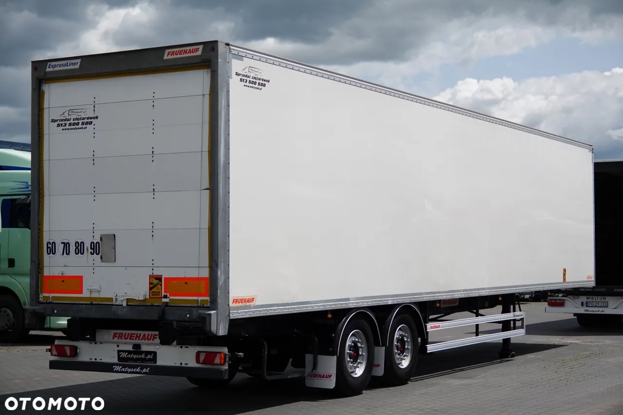 Fruehauf KONTENER / KOFFER / 2 OSIE / SAF / 2021 ROK / BARDZO MOCNA PODŁOGA: SZYNA-DESKA - 8